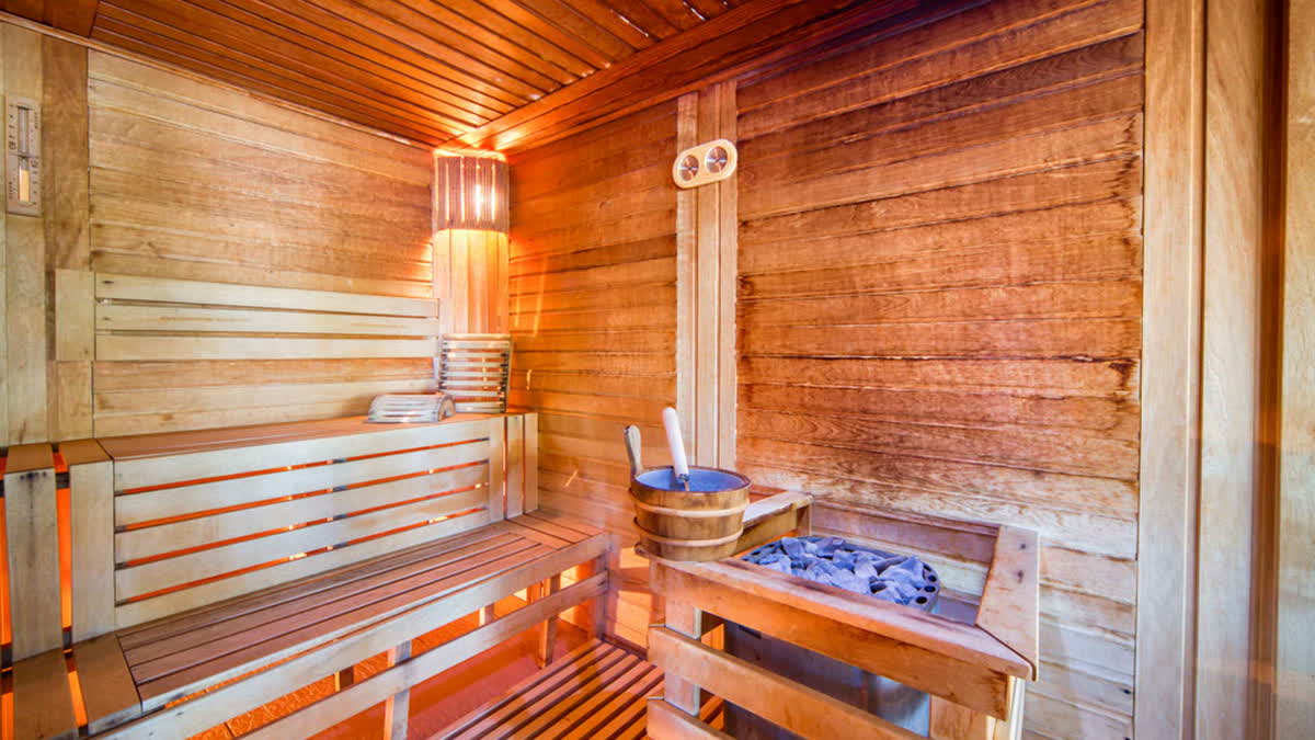 Finnische Sauna im Hotel Palas
